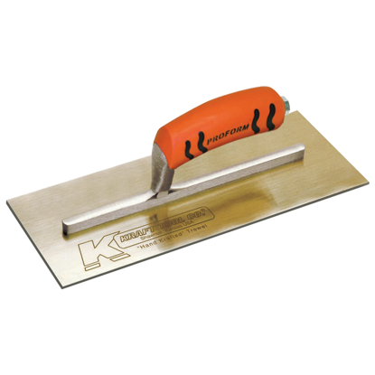 Picture of 11" x 4-1/2" Golden Stainless Steel Finish Trowel with ProForm® Handle
