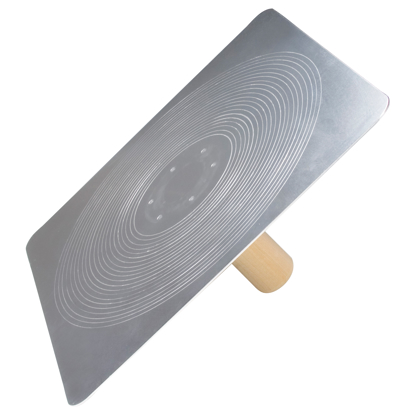 Picture of 9” x 9” Aluminum Plastering Hawk with Wood Handle