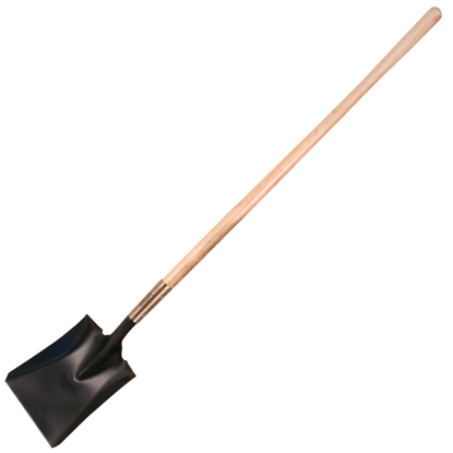 Picture of Square Point Shovel with Long Wood Handle