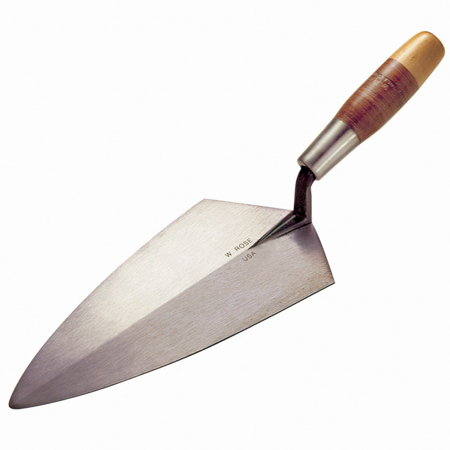 Picture of 11” Philadelphia Brick Trowel with Leather Handle