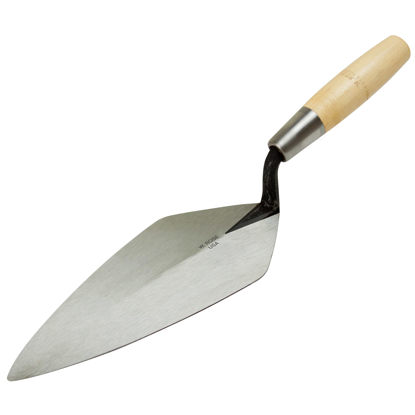 Picture of 12” Narrow London Brick Trowel with 6" Wood Handle