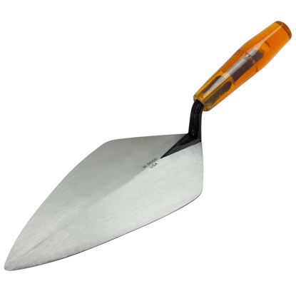 Picture of W. Rose™ 10” Wide London Brick Trowel with Low Lift Shank on a Plastic Handle