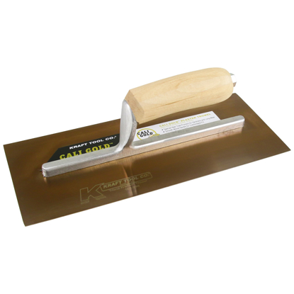 Picture of 14" x 4-1/2" Cali Gold™ Plaster Trowel with Low Profile Wood Handle