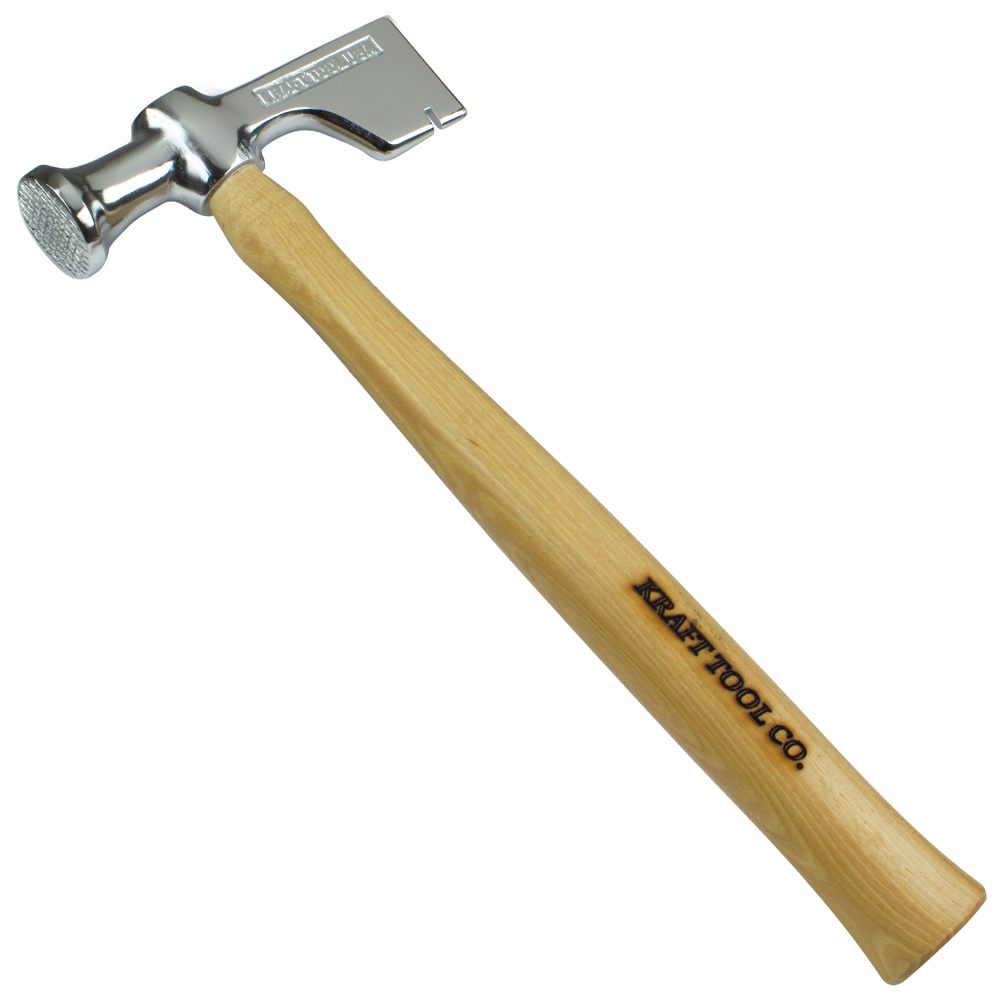 Kraft Tool Co 13 oz Checkered Face Lightweight Hammer with 16" Handle