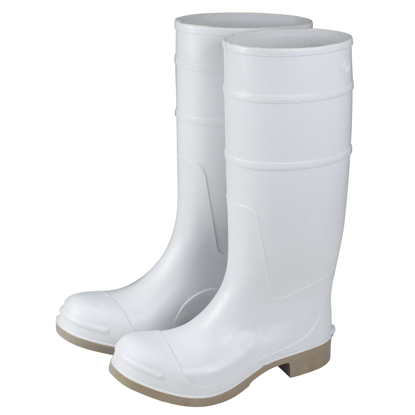 Picture of 16" White Over-the-Sock Boots with Safety Lock Soles - Size 10