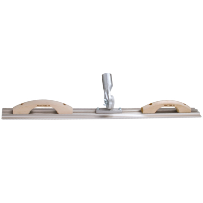 Picture of 36" Magnesium Square End Mini Bull Float & Darby with Threaded  Bracket & 2 Handles