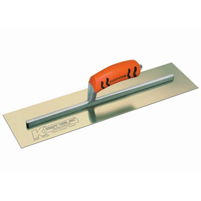 Picture of 12" x 4" Golden Stainless Steel Cement Trowel with ProForm® Handle