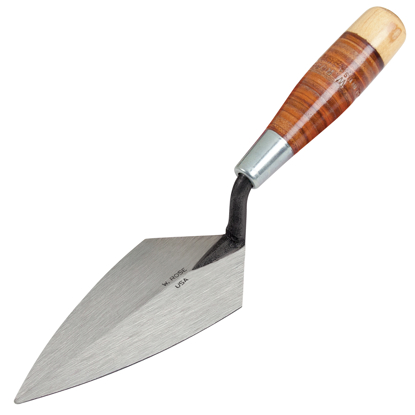Picture of W.Rose™ 6" x 2-3/4" Pointing Trowel with Leather Handle