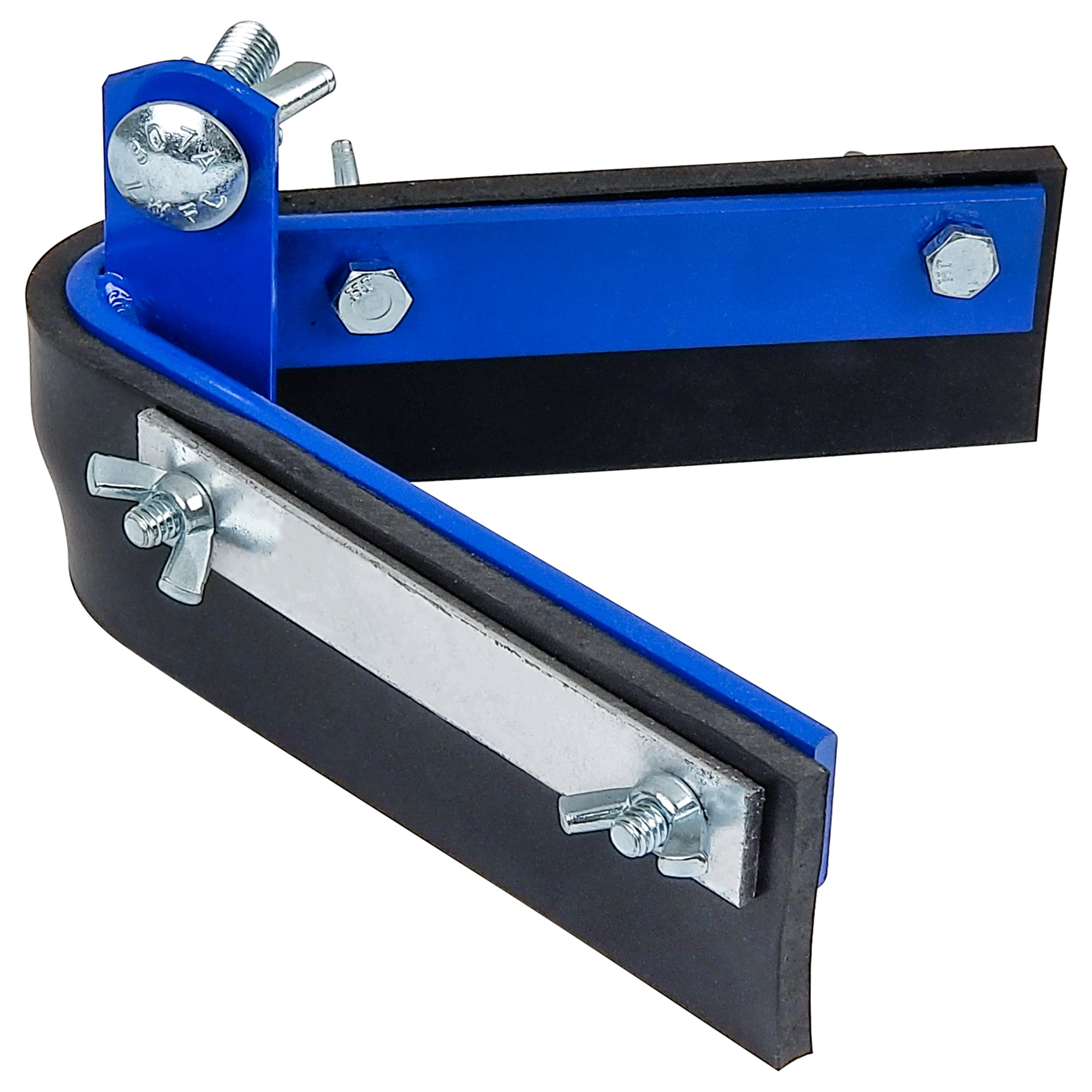 Kraft Tool Co VShape Black Neoprene Crack Squeegee Head and Blade