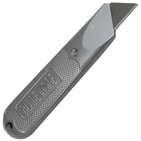 Picture of Checkered Handle Utility Knife with Fixed Blade