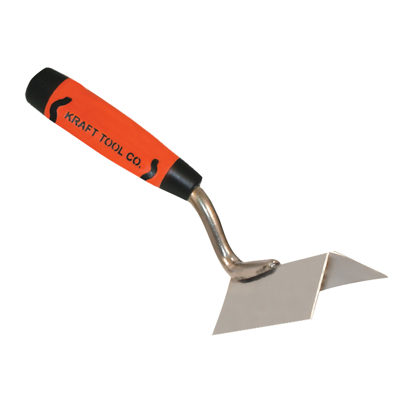 Picture of 3-1/8" x 1" Stainless Steel Outside Corner Trowel with ProForm® Handle