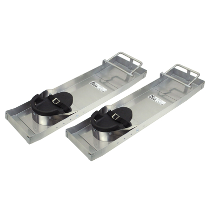 Picture of 28" x 8" Deluxe Heavy-Duty Stainless Steel Knee Boards (Pair)