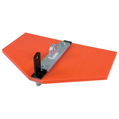 Picture of 8"x12"  1-1/2"D 1/4"R Orange Thunder® with KO-20™ Technology Angle Groover
