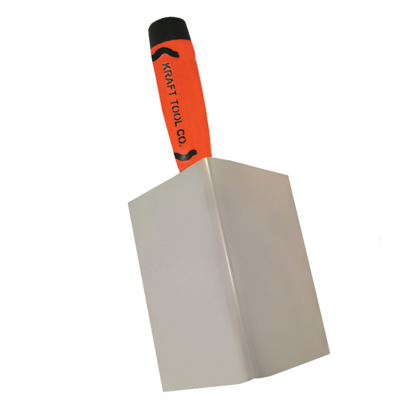 Picture of 4" x 2" Stainless Steel Inside Corner Trowel with ProForm® Handle