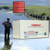 Kraft Tool Co- 6 lb. Red Amnesia Memory Free Fishing Line 100 Meter Spools  (Box of 10 Spools)