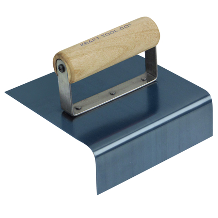 Picture of 6" x 5" x 2" Blue Steel Outside Jr. Step Tool with Wood Handle