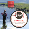Kraft Tool Co- 12 lb. Red Amnesia Memory Free Fishing Line 100