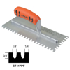 Picture of 1/4" x 3/8" x 1/4" U-Notch Trowel with ProForm® Handle