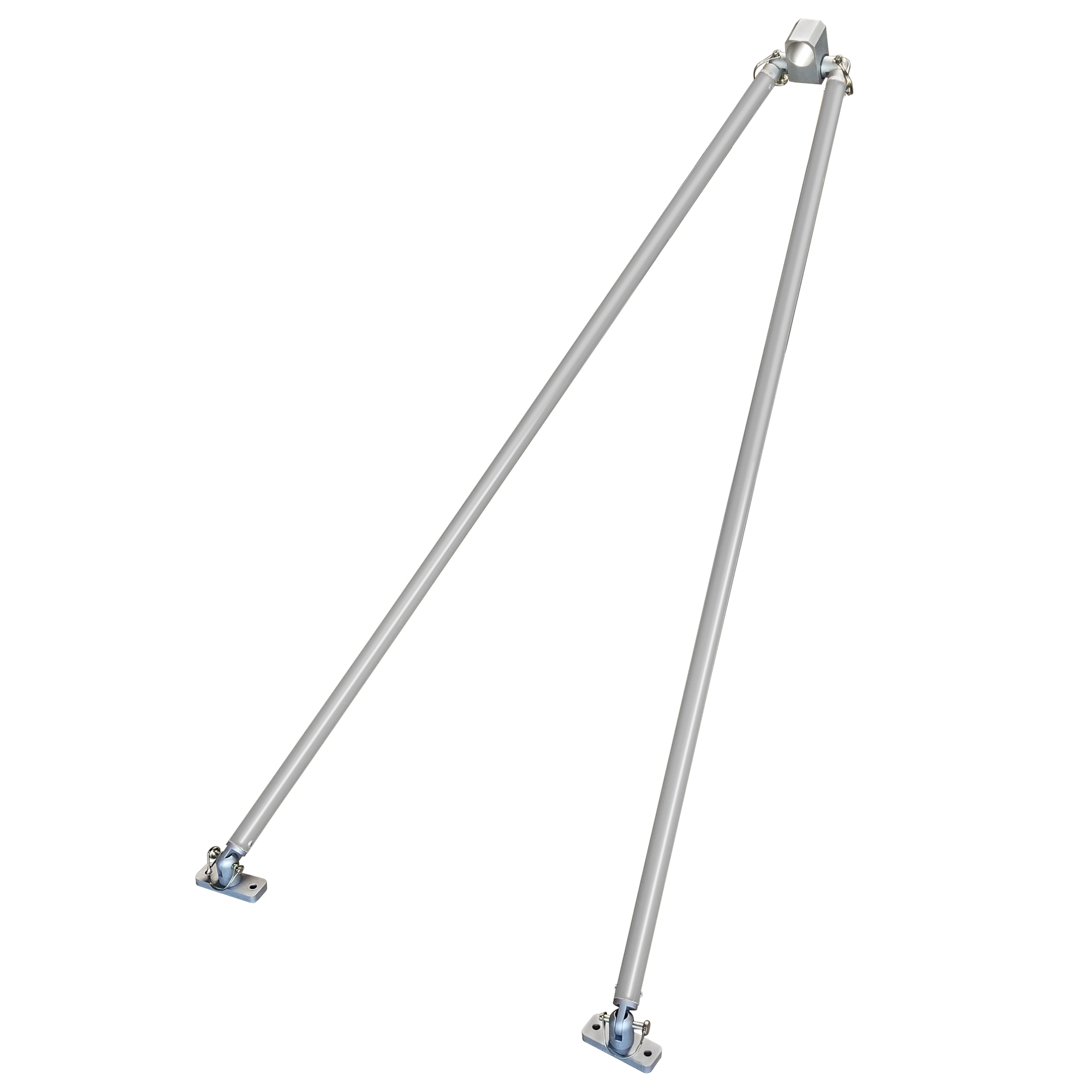 Kraft Tool Co- 10' Round End Magnesium Check Rod with Bracket, Braces ...