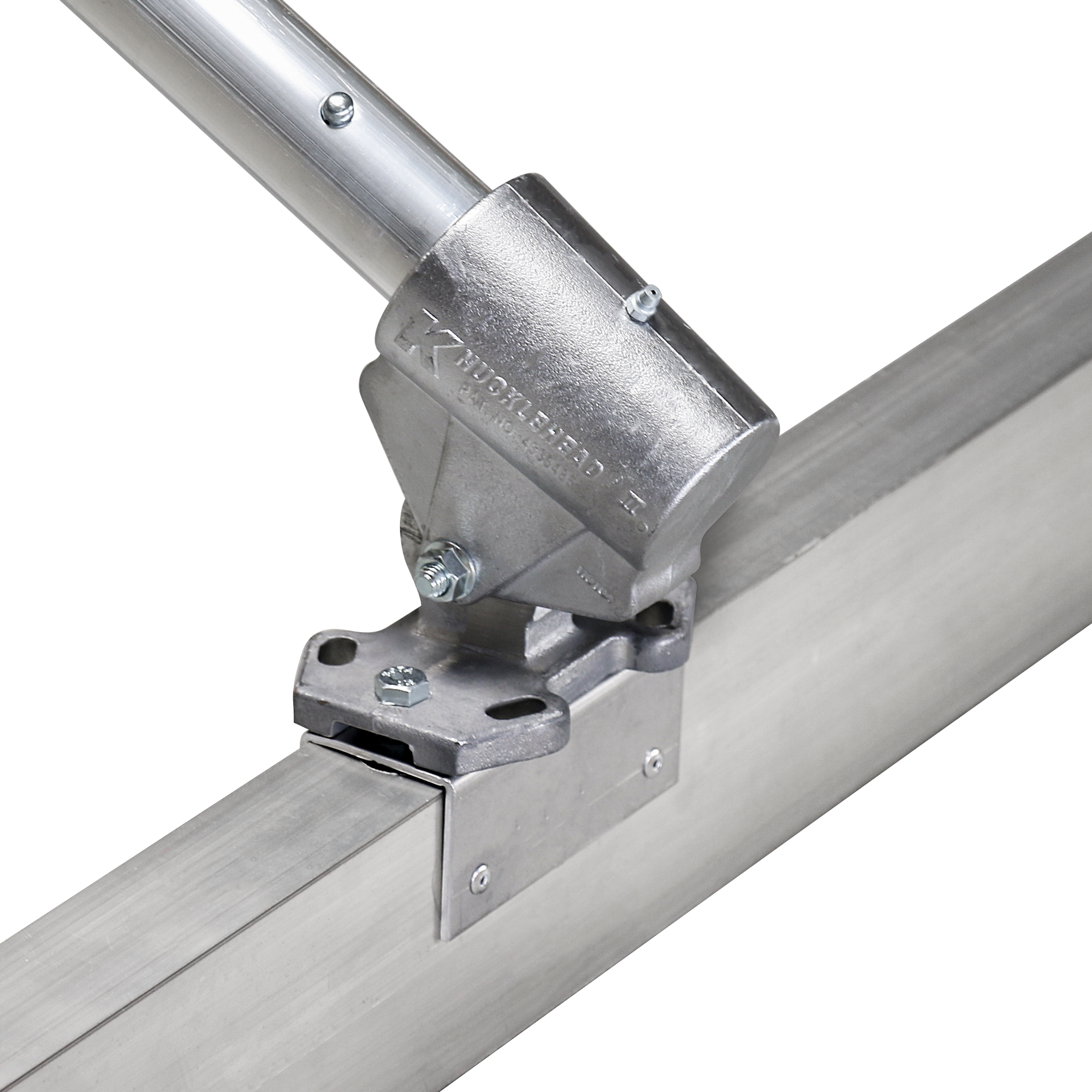Kraft Tool Co- 10' Round End Magnesium Check Rod with Bracket, Braces ...