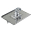 Picture of 10" x 3-1/2"  3/8"R  1/2"D Stainless Steel Walking Groover