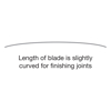 Picture of 14" x 5" Elite Series Five Star™ Golden Stainless Steel Drywall Trowel with ProForm® Handle