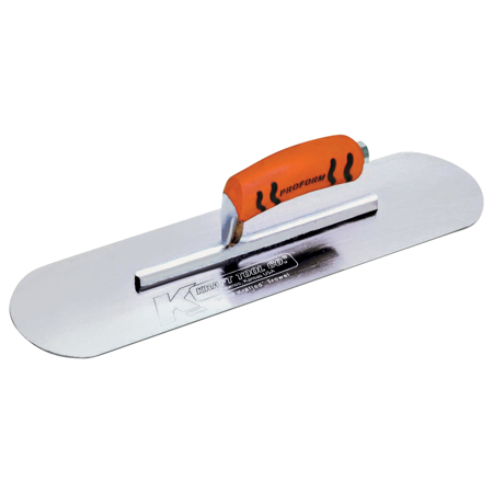 Picture of 16" x 3" Chrome No Burn Pool Trowel with ProForm® Handle