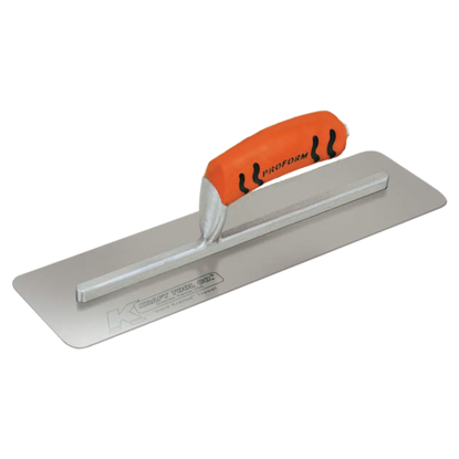 Picture of 16" x 4" Carbon Steel Silo Trowel with ProForm® Handle