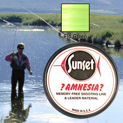 Amnesia Memory-Free Monofilament Shooting Fly Line - (20LB) - Red