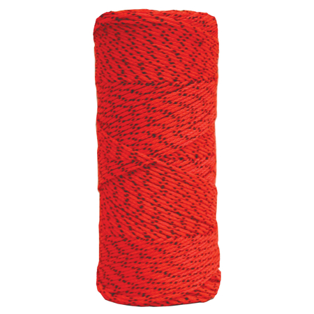 Picture of Orange & Black Bonded Braided Nylon Mason's Line - 500' Tube