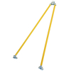 Picture of Gator Tools™ 12' x 1-1/2" x 3-1/2" Diamond XX™ Paving Screed Kit with Bracket, Out Riggers, & 3 Handles          