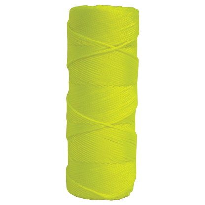 Picture of Fluorescent Yellow Braided Nylon Mason's Line - 1,000' Tube