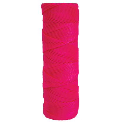 Picture of Fluorescent Pink Twisted Nylon Line - 350' Tube