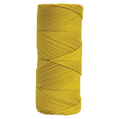 Picture of Yellow Braided Nylon Mason's Line - 250' Tube