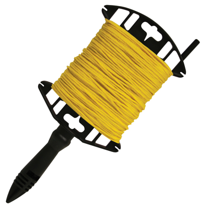 Picture of Yellow Braided Nylon Mason's Line - 100' Utility Winder
