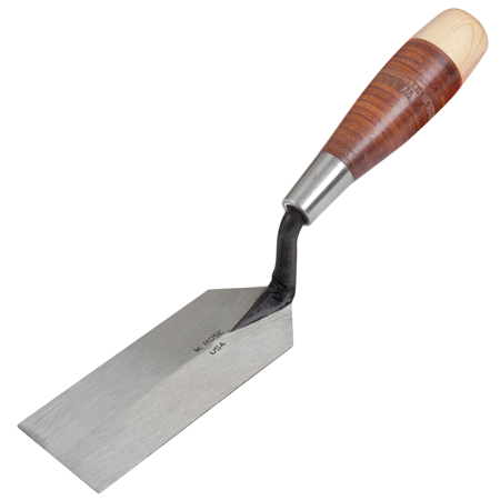 Picture of W.Rose™ 8" x 2" Margin Trowel with Leather Handle