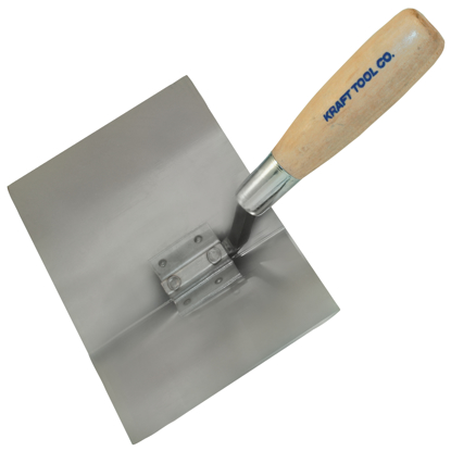 Picture of Stainless Steel Thin Coat Angle Trowel with Wood Handle
