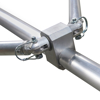 Picture of 8' Round End Magnesium Check Rod with Bracket, Braces, and Handle