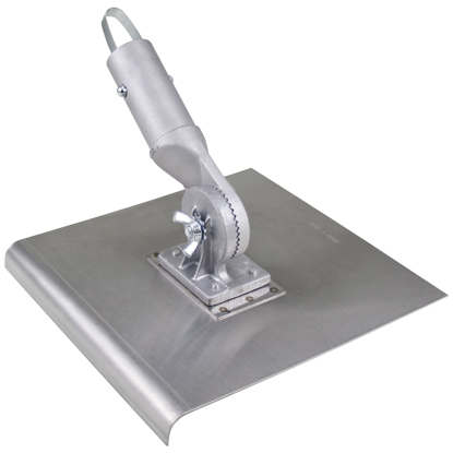 Picture of 8" x 8" 1/2"R Stainless Steel Walking Seamer/Edger with Button Handle Socket
