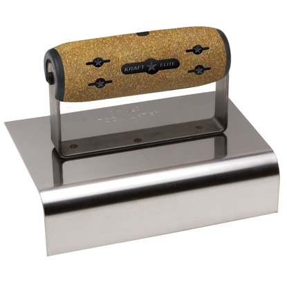 Picture of 6" x 6"  1-1/2"R Elite Series Five Star™ Outside Curb & Sidewalk Tool with Cork Handle