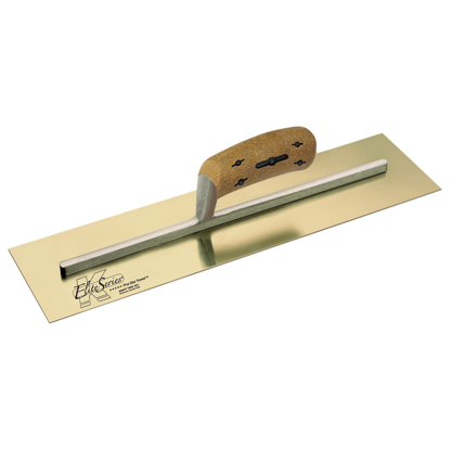 Picture of Elite Series Five Star™ 16" x 3" Golden Stainless Steel Cement Trowel with Cork Handle