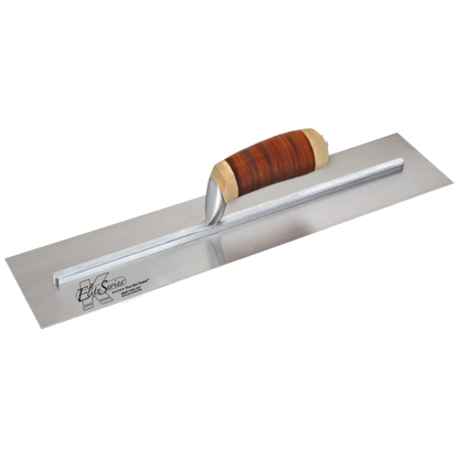 Picture of Elite Series Five Star™ 18" x 5" Carbon Steel Cement Trowel with Leather Handle