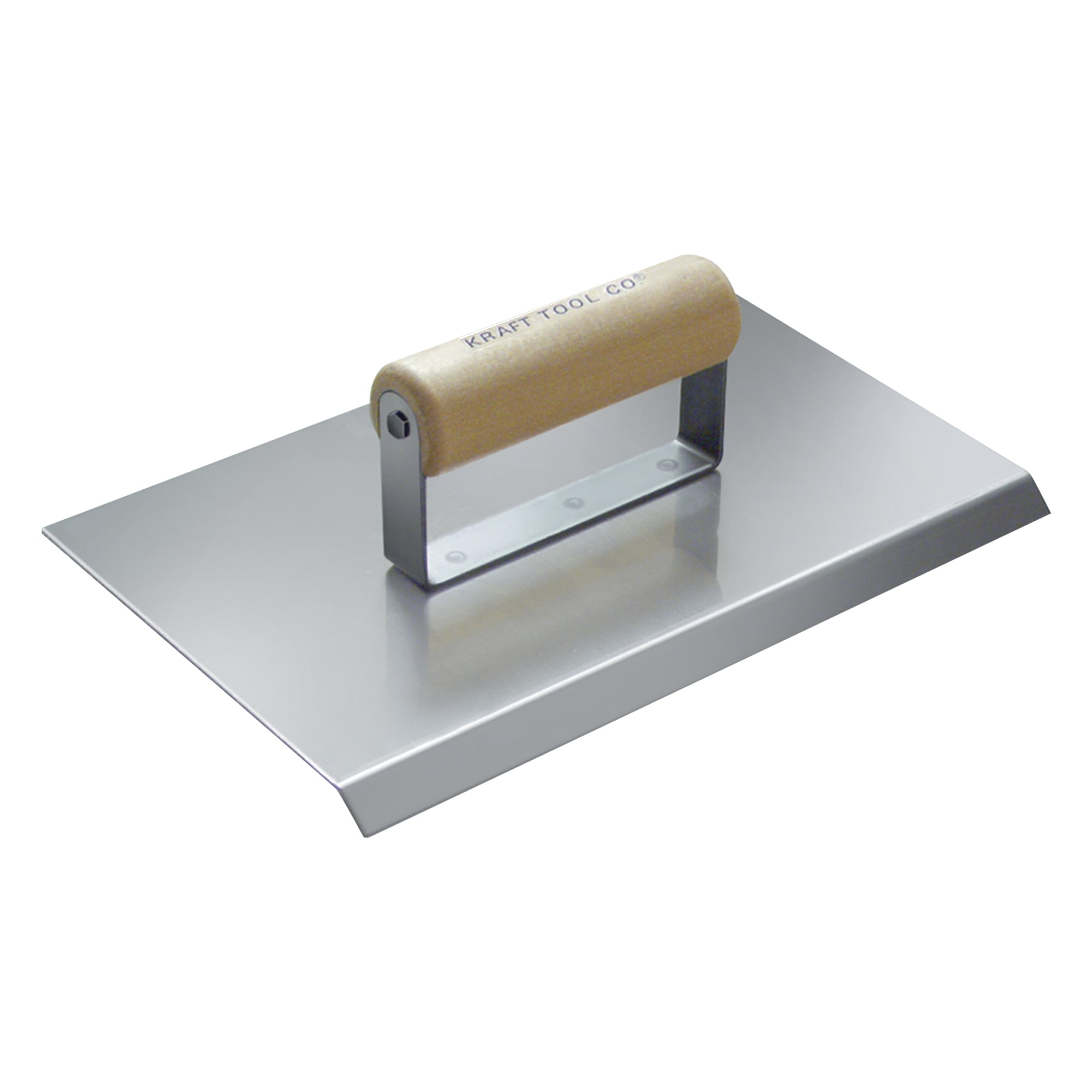 Kraft Tool 1.5-Inch Radius Concrete Curb Trowel, Stainless Steel – Professional Grade For Smooth Edges