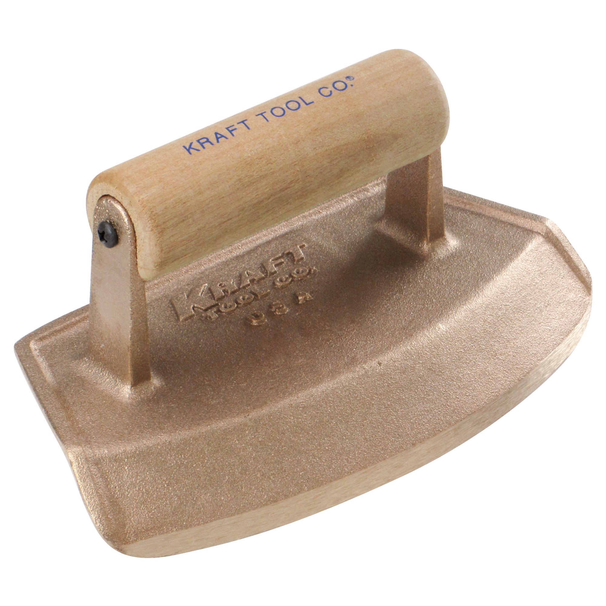 Kraft Tools CF675 6"x4" 1" R Blue Steel Hand Edger With Wood Handle